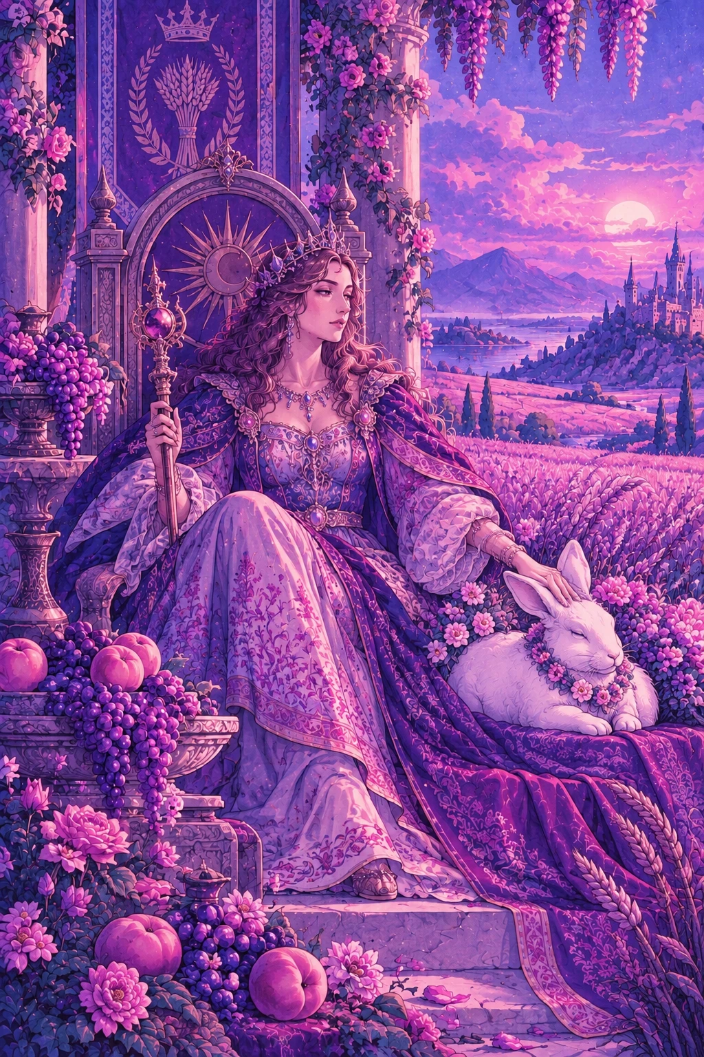 The Empress — original Sonam Zangmo Tarot illustration