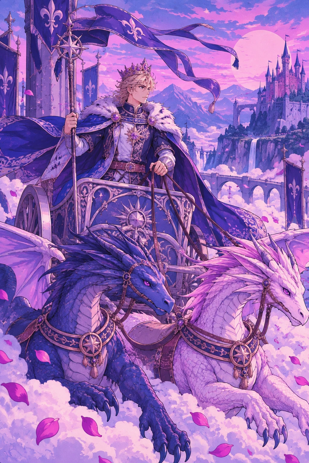 The Chariot — original Sonam Zangmo Tarot illustration