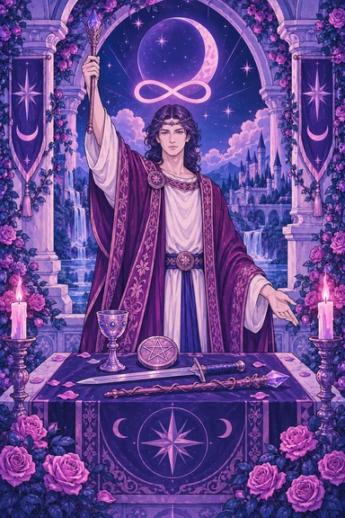 The Magician — Sonam Zangmo Tarot illustration
