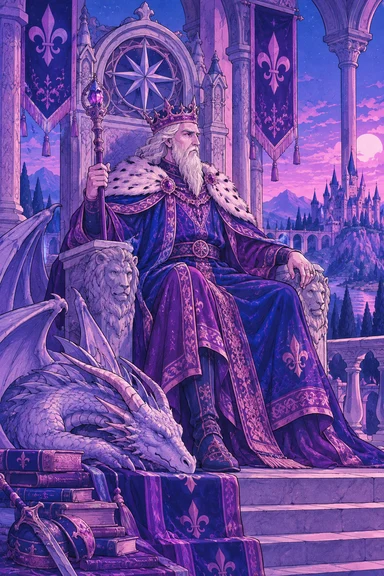 The Emperor — Sonam Zangmo Tarot illustration