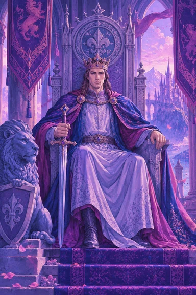 King of Swords — Sonam Zangmo Tarot illustration
